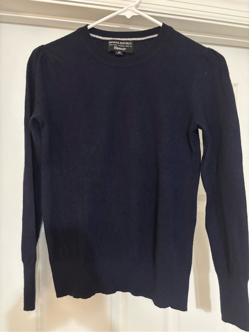 Banana Republic Women’s Navy Crewneck Sweater - Solid Navy
